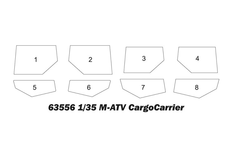 1:35 I Love Kit 63556 Oshkosh M-ATV Cargo Carrier &ndash; American Armoured Vehicle - Truilo63556 4 - TRUILO63556