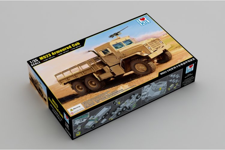 1:35 I Love Kit 63559 M923 met Gepantserde Cabine - Amerikaanse Militaire Vrachtwagen - Truilo63559 2 - TRUILO63559