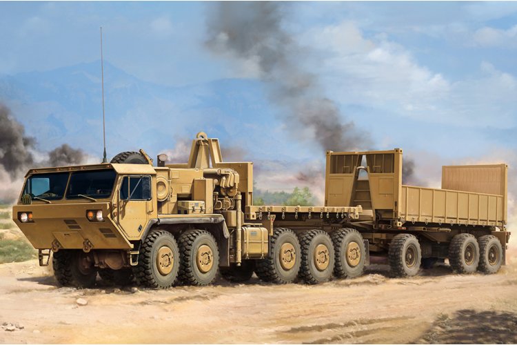 1:35 I Love Kit 63564 M1074 HEMTT PLS met M1076 Trailer - Amerikaanse Militaire Vrachtwagen - Truilo63564 1 - TRUILO63564