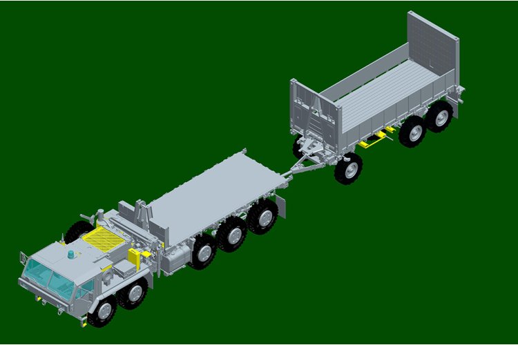 1:35 I Love Kit 63564 M1074 HEMTT PLS met M1076 Trailer - Amerikaanse Militaire Vrachtwagen - Truilo63564 7 - TRUILO63564
