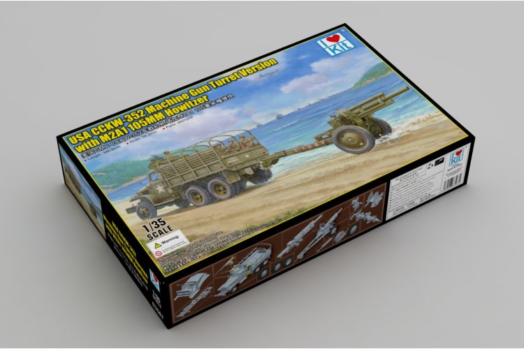 1:35 I Love Kit 63567 CCKW-352 Truck with M2A1 Machine Gun Version - Truilo63567 2 - TRUILO63567