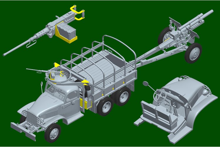 1:35 I Love Kit 63567 CCKW-352 Truck with M2A1 Machine Gun Version - Truilo63567 6 - TRUILO63567