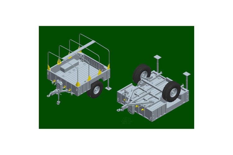 1:35 I Love Kit 63568 M1280 LMTV met M1101 Tactische Aanhangwagen - Militaire voertuig - Truilo63568 8 - TRUILO63568