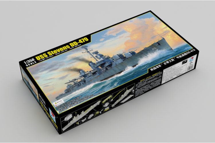 1:350 I Love Kit 65308 USS Stevens DD-479 - Fletcher-klasse - Amerikaanse Torpedobootjager - Truilo65308 2 - TRUILO65308