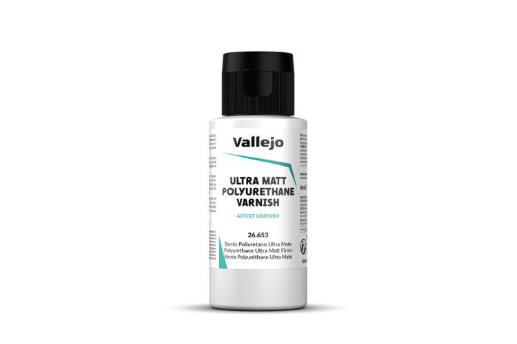 Vallejo 26653 Ultra Matt Polyurethane Varnish - 60ml - Val26653 xs - VAL26653-XS