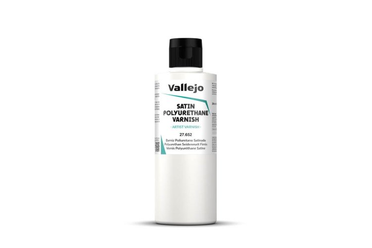 Vallejo 27652 Satin Polyurethane Vernis - 200ml - Val27652 1 - VAL27652