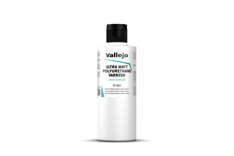 Vallejo 27653 Ultra Matt Polyurethane Varnish - 200ml - Val27653 1 - VAL27653