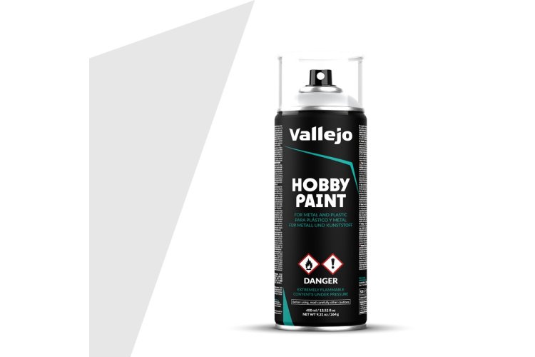 Vallejo 28011 Grey Primer - Spray - 400ml - Val28011 - VAL28011