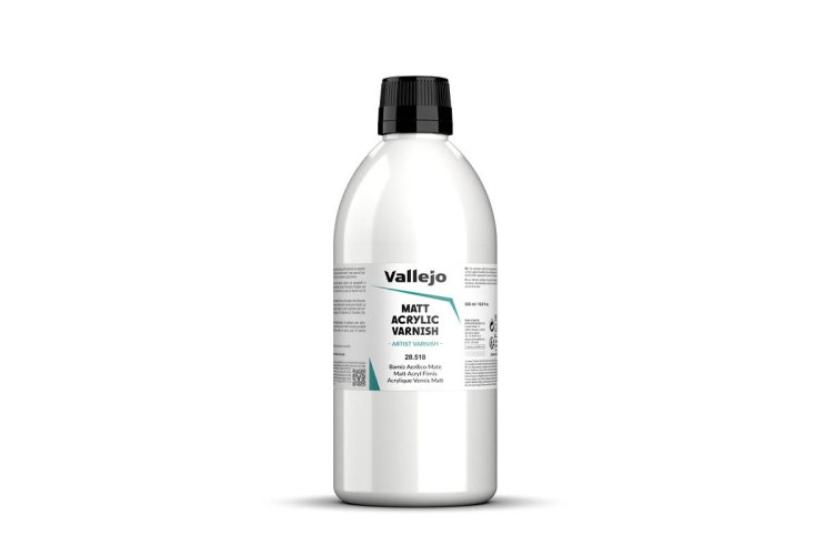 Vallejo 28518 Matt Acrylic Varnish - 500ml - Val28518 1 - VAL28518