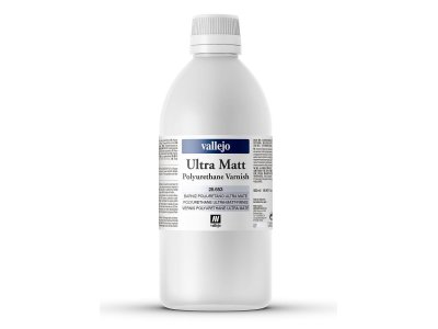 Vallejo 28653 Ultra Matt Polyurethane Varnish - 500ml - Val28653 vallejo ultra matt polyurethane varnish 28653 500ml - VAL28653