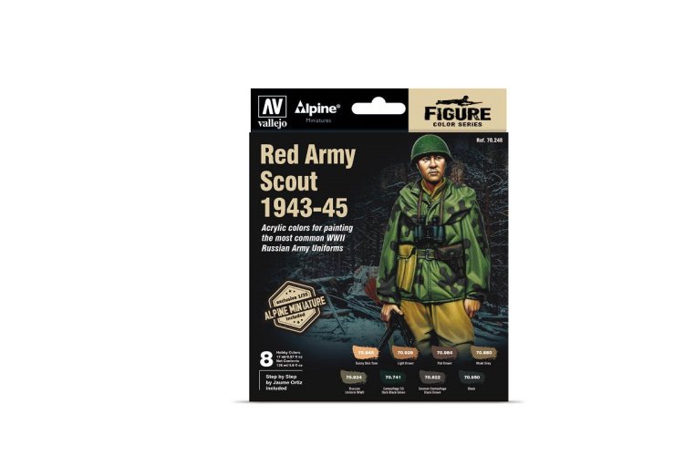 Vallejo 70248 Red Army Scout 1943-45 - Acryl Set - Val70248 vallejo figure red army scout 1943 45 1 - VAL70248-XS