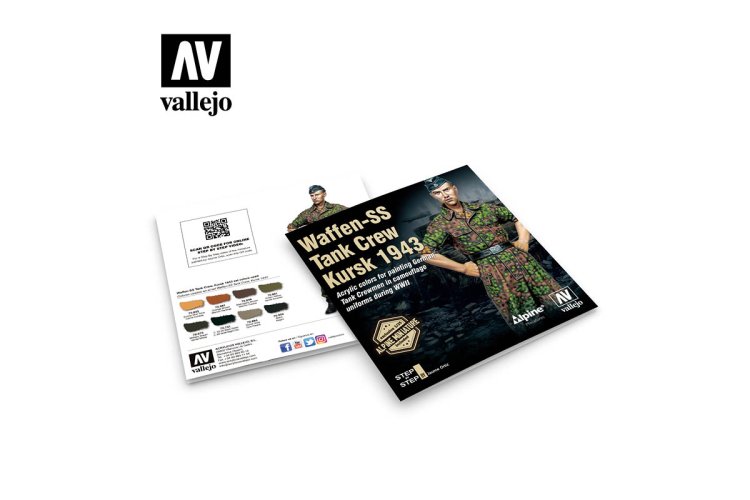 Vallejo 70249 Waffen-SS Tank Crew - Kursk 1943 - Acryl Set - Val70249 2 - VAL70249-XS