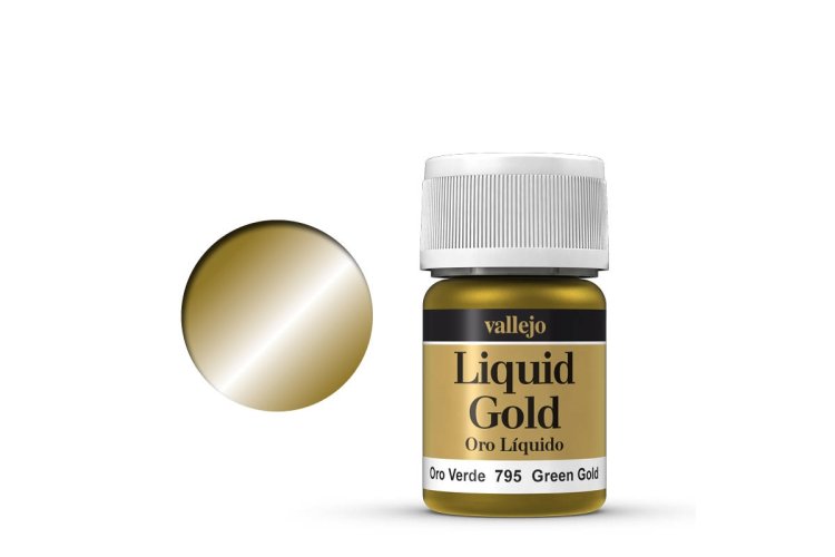 Vallejo 70795 Liquid Green Gold - Val70795 xs - VAL70795-XD
