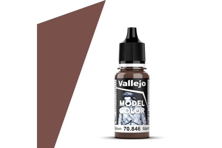 Vallejo 70846 Model Color Mahogany Brown - Acryl - Val70846 xs - VAL70846-XS