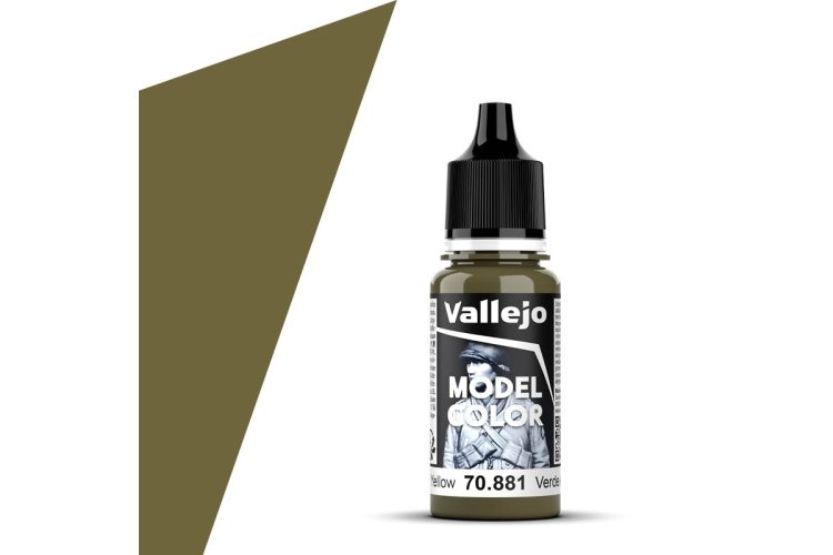 Vallejo 70881 Model Color Yellow Green - Acryl - Val70881 xs - VAL70881-XS