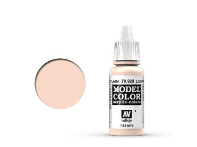 Vallejo 70928 Model Color Light Flesh - Acryl - Val70928 xs - VAL70928-XS
