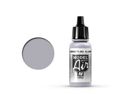 Vallejo 71062 Model Air Aluminium - Acryl - Val71062 xs - VAL71062-XS