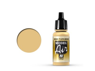 Vallejo 71074 Model Air Beige - Acryl - Val71074 xs - VAL71074-XS