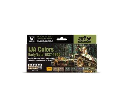 Vallejo 71160 IJA Colors Early/Late 1937-1945 - Acryl Set - Val71160 xs - VAL71160-XS