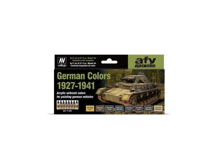 Vallejo 71205 German Colors 1927-194 - Acryl Set - Val71205 xs 1 - VAL71205-XS