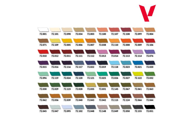 Vallejo 72180 Game Color - Foundation Koffer - Acryl Set - 80x18ml - Val72180 3 - VAL72180