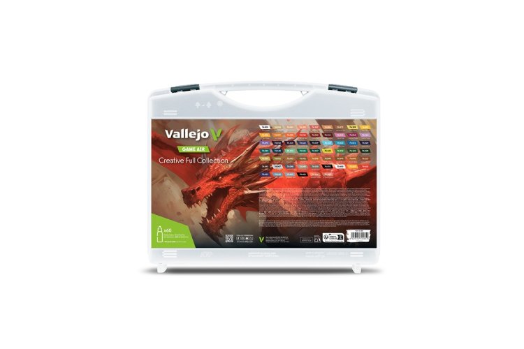 Vallejo 72185 Game Air - Creative Colors - Complete Collection - Case - Acrylic Set - 60x18ml - Val72185 1 - VAL72185