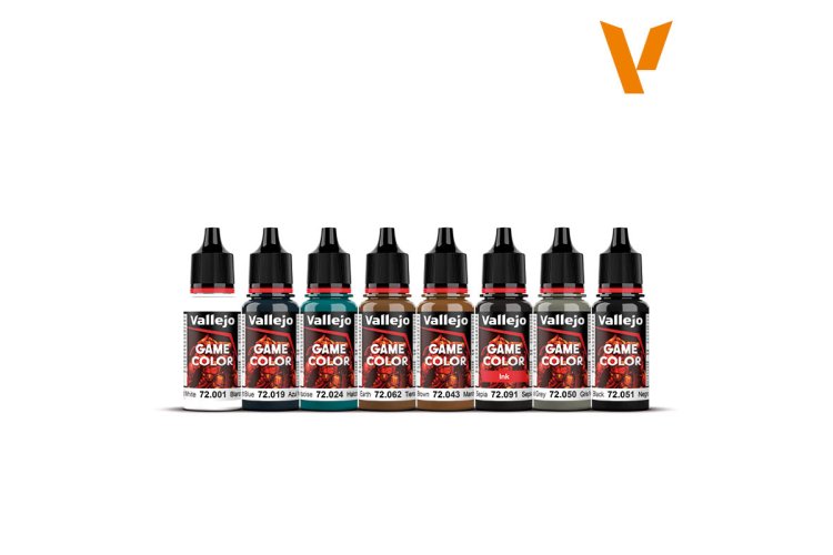 Vallejo 72193 Non-Metallic Metal for Fantasy and Wargames - Game Color - Acrylic Set - 8x18ml - Val72193 xs 2 - VAL72193-XS