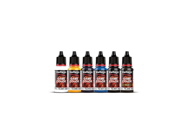 Vallejo 72206 Game Color - Ultimate Miniature Set - Paint and 5 Brushes - Acrylic Set 6x18ml - Val72206 3 - VAL72206