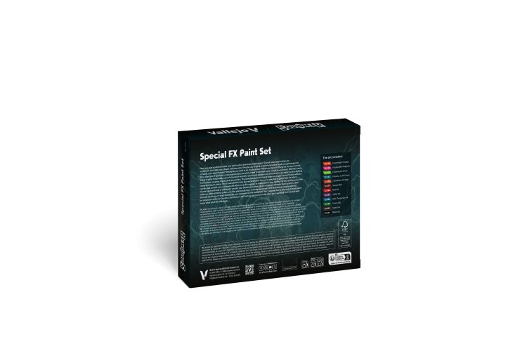 Vallejo 72207 Game Color &ndash; Squidmar Miniatures &ndash; Special FX Colors &ndash; Acrylic Set &ndash; 12x18ml - Val72207 xs 2 - VAL72207-XS