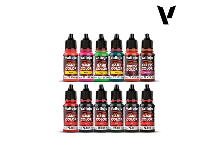 Vallejo 72207 Game Color &ndash; Squidmar Miniatures &ndash; Special FX Colors &ndash; Acrylic Set &ndash; 12x18ml - Val72207 xs 3 - VAL72207-XS