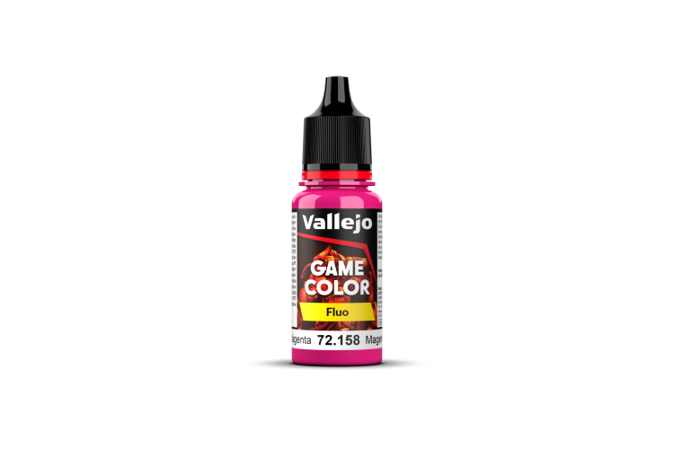 Vallejo 72214 Game Color &ndash; Fluorescent Color Set &ndash; Acrylic Set 8x18ml - Val72214 xs 8 - VAL72214-XS