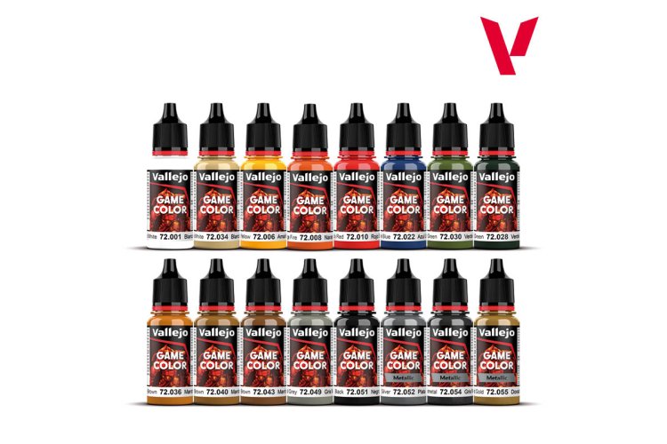 Vallejo 72299 Introduction - Game Color - Acryl Set - Val72299 xs 2 - VAL72299-XS