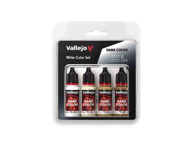 Vallejo 72386 Game Color &ndash; White Color Set &ndash; Acrylic Set 4x18ml - Val72386 xs 1 - VAL72386-XS