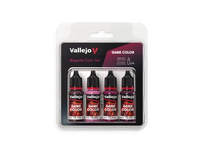 Vallejo 72388 Game Color &ndash; Magenta Color Set &ndash; Acrylic Set 4x18ml - Val72388 xs 1 - VAL72388-XS