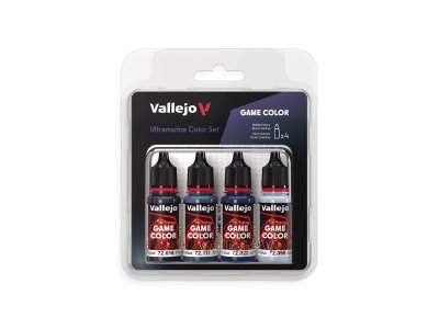 Vallejo 72389 Game Color &ndash; Ultramarine Color Set &ndash; Acrylic Set 4x18ml - Val72389 xs 1 - VAL72389-XS