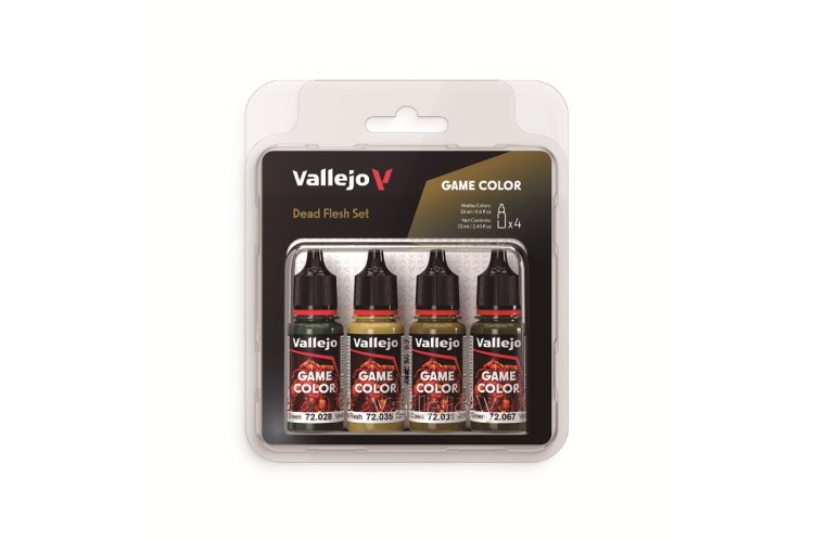 Vallejo 72392 Game Color - Dode Huidtinten Kleurenset - Acryl Set 4x18ml - Val72392 xs 1 - VAL72392-XS