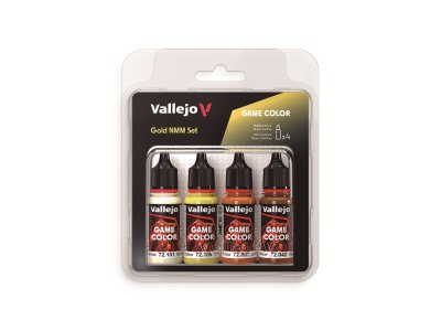 Vallejo 72395 Game Color &ndash; Gold NMM Color Set &ndash; Acrylic Set 4x18ml - Val72395 xs 1 - VAL72395-XS