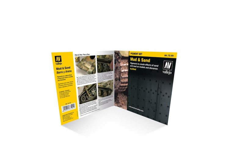 Vallejo 73191 Mud & Sand - Pigment set - Val73191 2 - VAL73191