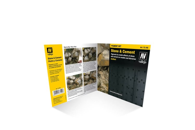 Vallejo 73192 Stone & Cement - Pigment set - Val73192 2 - VAL73192