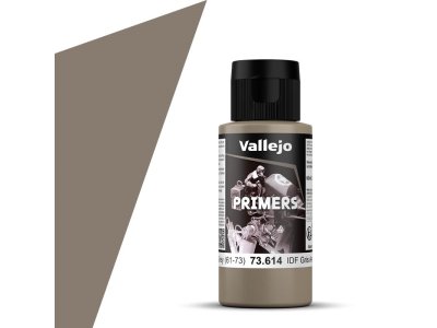 Vallejo 73614 IDF Isreali Sand Grey (61-73) - Primer - Acryl (60 ml) - Val73614 xs - VAL73614-XS
