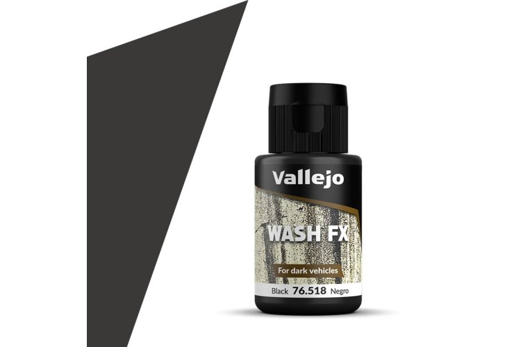 Vallejo 76518 Model Wash - Black - 35ml - Val76518 xs 1 - VAL76518-XS