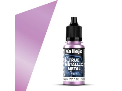 Vallejo 77108 True Metallic Metal - Light - Amethist Paars - Acryl - 18ml - Val77108 xs 1x - VAL77108-XS