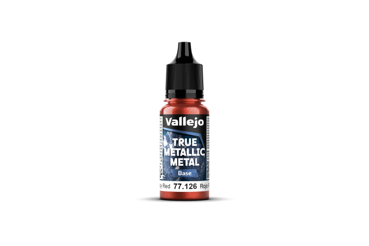 Vallejo 77126 True Metallic Metal - Base - Ruby Red - Acrylic - 18ml - Val77126 xs 1 - VAL77126-XS