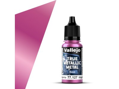 Vallejo 77127 True Metallic Metal - Base - Crimson Magenta - Acrylic - 18ml - Val77127 xs 1x - VAL77127-XS