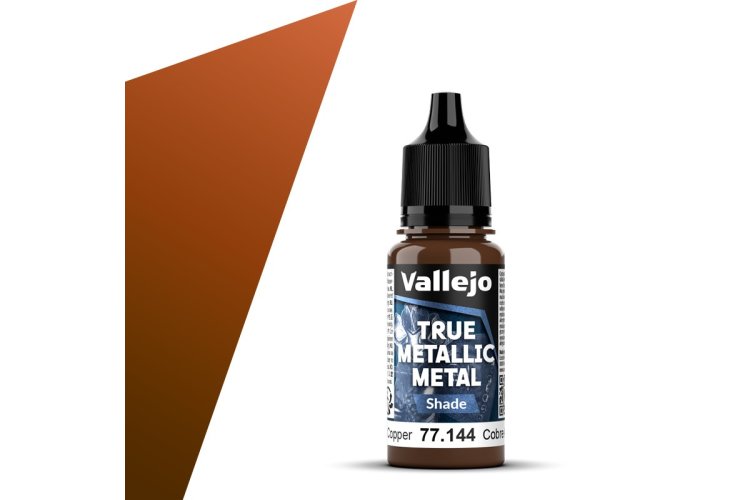 Vallejo 77144 True Metallic Metal - Shade - Oud Koper - Acryl - 18ml - Val77144 xs 1x - VAL77144-XS