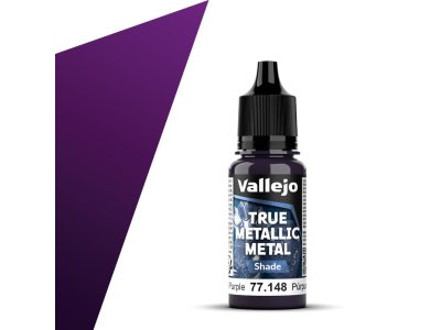 Vallejo 77148 True Metallic Metal - Shade - Amethist Paars - Acryl - 18ml - Val77148 xs 1x - VAL77148-XS