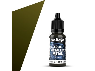 Vallejo 77159 True Metallic Metal - Shade - Verouderd Metaal - Acryl - 18ml - Val77159 xs 1x - VAL77159-XS