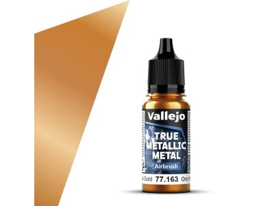 Vallejo 77163 True Metallic Metal - Airbrush - Imperial Gold - Acrylic - 18ml - Val77163 xs 1x - VAL77163-XS