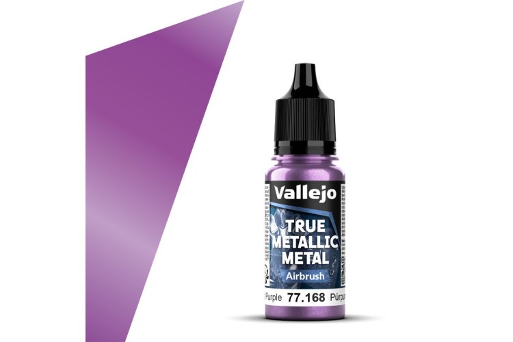 Vallejo 77168 True Metallic Metal - Airbrush - Amethist Paars - Acryl - 18ml - Val77168 xs 1x - VAL77168-XS