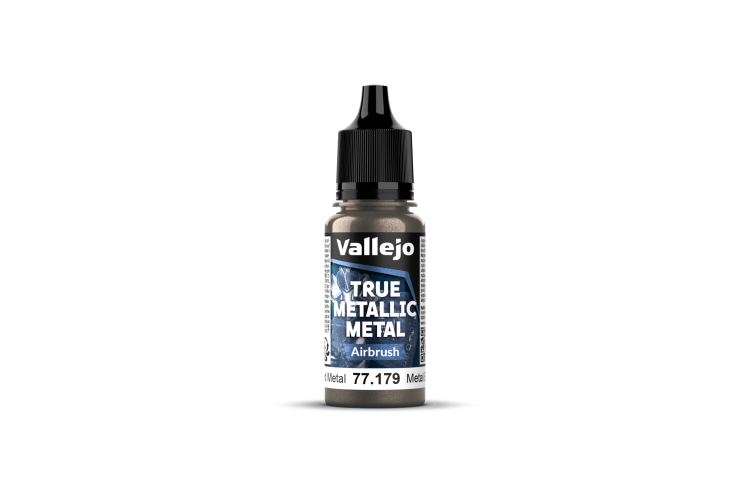 Vallejo 77179 True Metallic Metal - Airbrush - Verouderd Metaal - Acryl - 18ml - Val77179 xs 1 - VAL77179-XS
